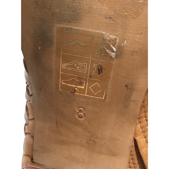 Madewell Harper Mule in Honey Brown Basket Weave Size 8 - Picture 9 of 9